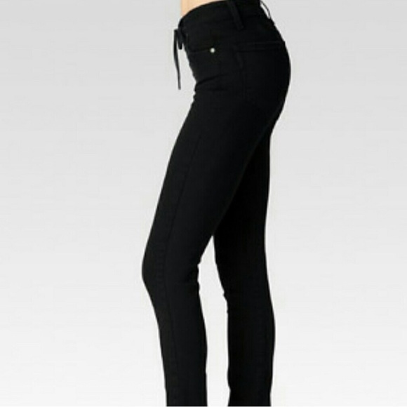 Paige black lace up jeans - Picture 7 of 11